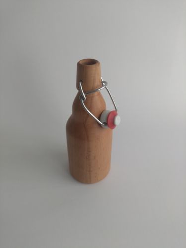 Bügelflasche + Flaschenöffner/Vase